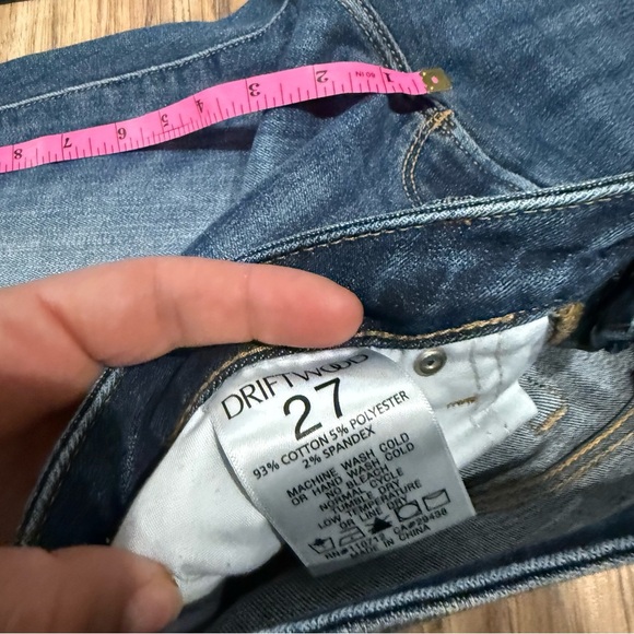 Driftwood Kelly Mini Bootcut Floral Embroidered Jeans - Picture 4 of 7